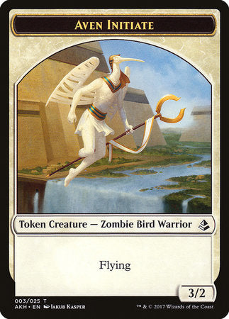 Aven Initiate Token [Amonkhet Tokens] | Empire Gaming NC