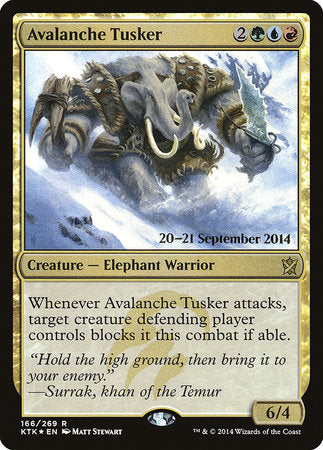 Avalanche Tusker [Khans of Tarkir Promos] | Empire Gaming NC