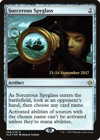 Sorcerous Spyglass [Ixalan Promos] | Empire Gaming NC