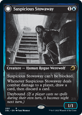 Suspicious Stowaway // Seafaring Werewolf [Innistrad: Double Feature] | Empire Gaming NC