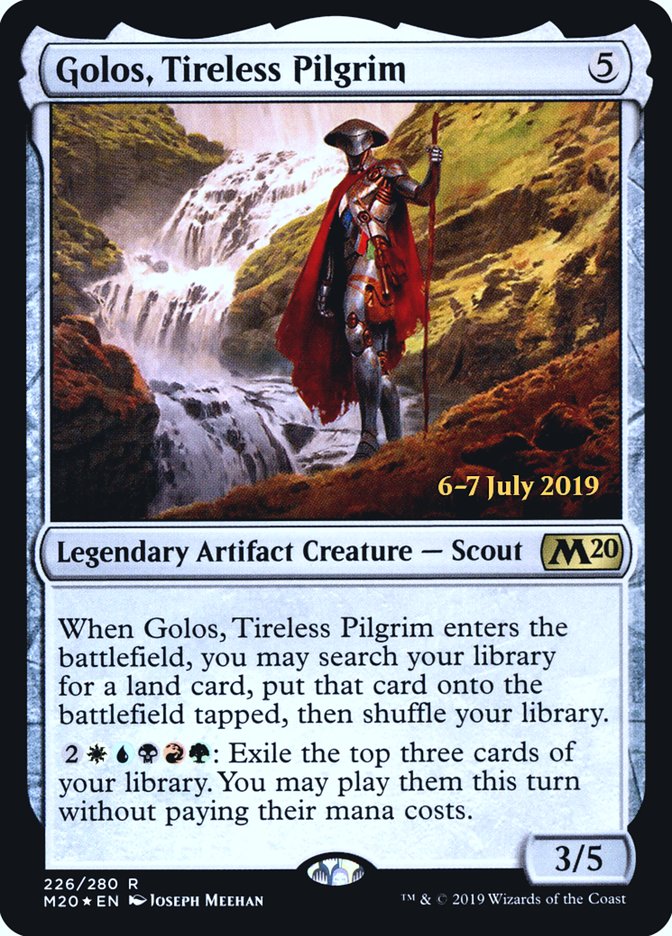 Golos, Tireless Pilgrim  [Core Set 2020 Prerelease Promos] | Empire Gaming NC