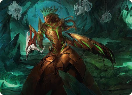 Glissa Sunslayer Art Card [Phyrexia: All Will Be One Art Series] | Empire Gaming NC