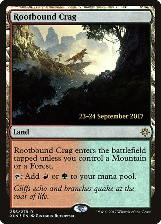 Rootbound Crag [Ixalan Promos] | Empire Gaming NC