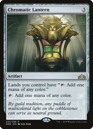 Chromatic Lantern [Guilds of Ravnica Promos] | Empire Gaming NC