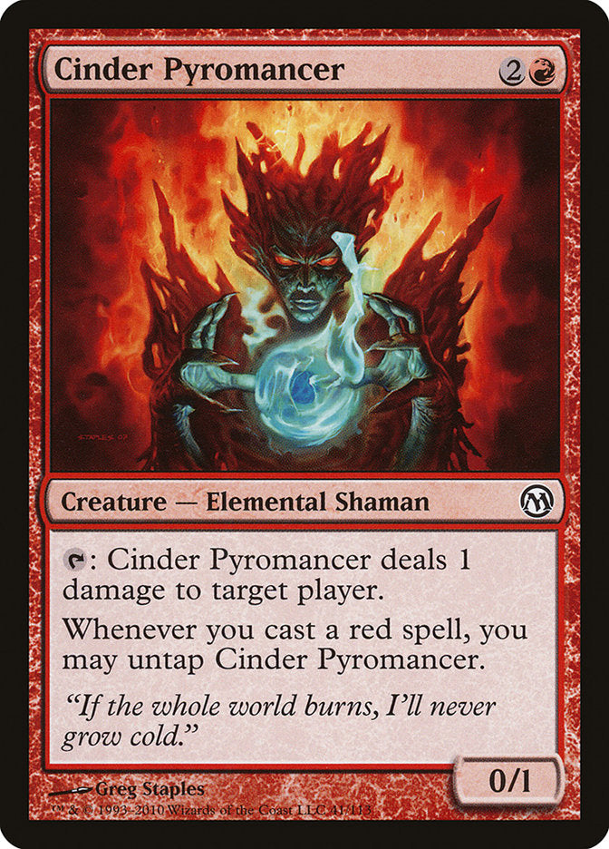 Cinder Pyromancer [Duels of the Planeswalkers] | Empire Gaming NC