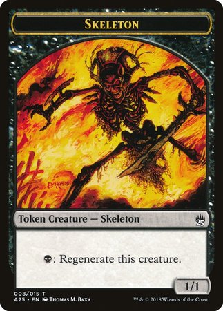 Skeleton Token (008) [Masters 25 Tokens] | Empire Gaming NC