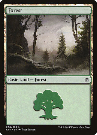 Forest (268) [Khans of Tarkir] | Empire Gaming NC