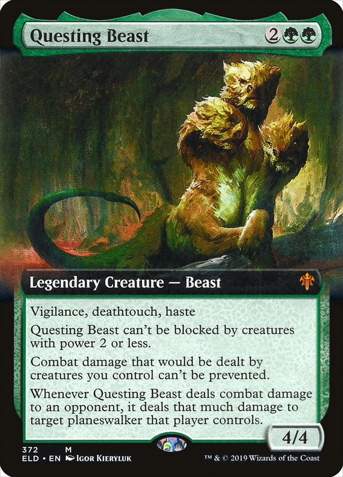 Questing Beast (Extended Art) [Throne of Eldraine] | Empire Gaming NC