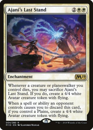 Ajani's Last Stand [Core Set 2019] | Empire Gaming NC