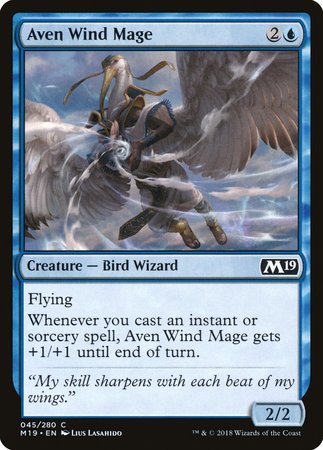 Aven Wind Mage [Core Set 2019] | Empire Gaming NC