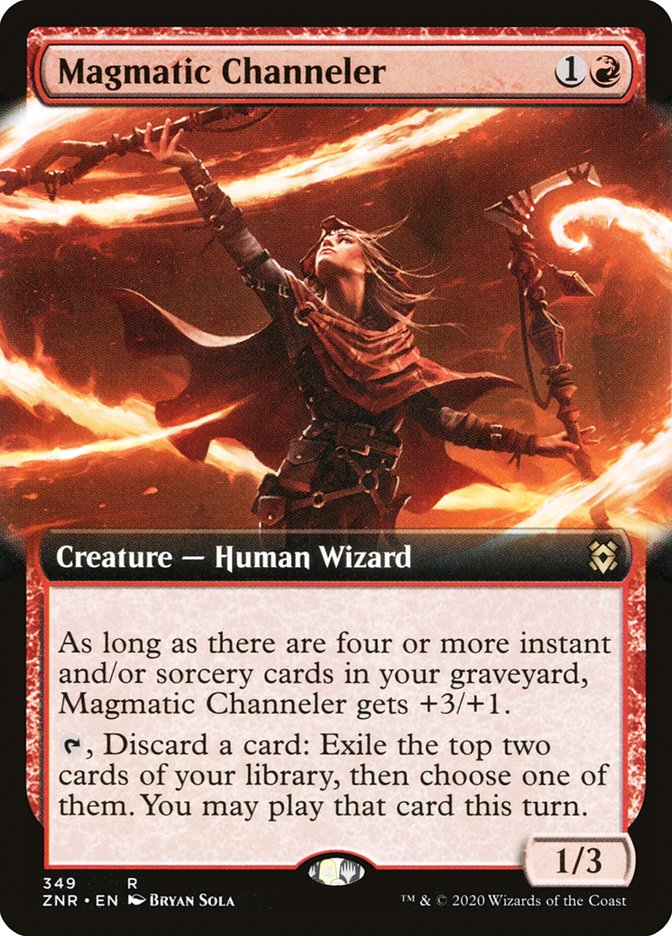 Magmatic Channeler (Extended Art) [Zendikar Rising] | Empire Gaming NC