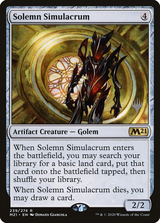 Solemn Simulacrum (Promo Pack) [Core Set 2021 Promos] | Empire Gaming NC