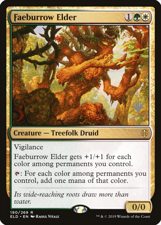 Faeburrow Elder (Promo Pack) [Throne of Eldraine Promos] | Empire Gaming NC