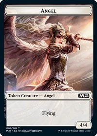 Angel // Cat (011) Double-sided Token [Core Set 2021 Tokens] | Empire Gaming NC