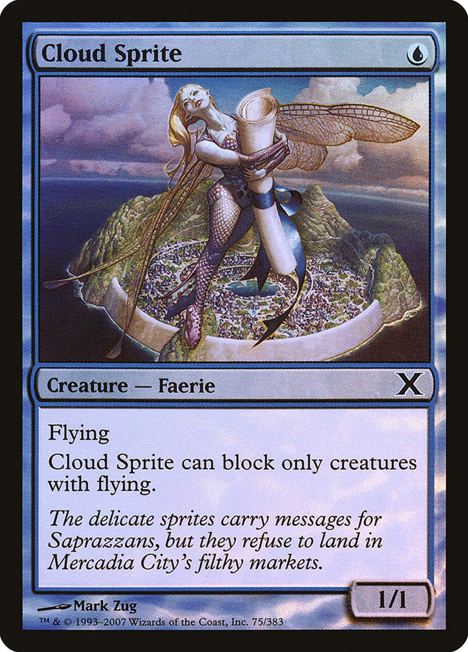 Cloud Sprite (Premium Foil) [Tenth Edition] | Empire Gaming NC