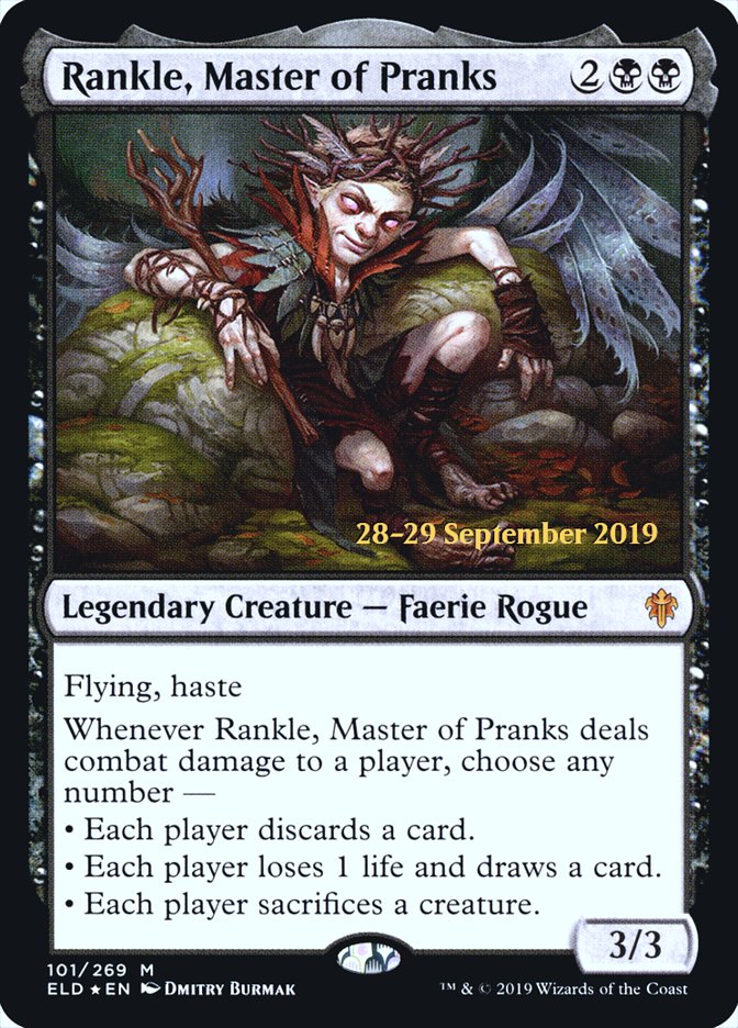 Rankle, Master of Pranks  [Throne of Eldraine Prerelease Promos] | Empire Gaming NC