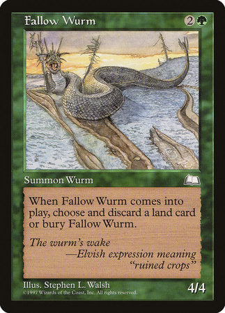 Fallow Wurm [Weatherlight] | Empire Gaming NC