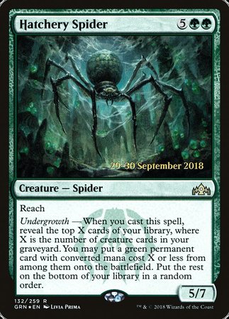 Hatchery Spider [Guilds of Ravnica Prerelease Promos] | Empire Gaming NC