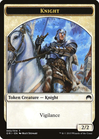 Knight Token [Magic Origins Tokens] | Empire Gaming NC