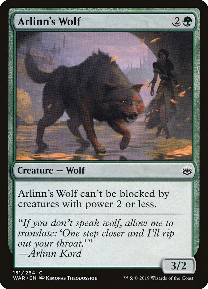 Arlinn's Wolf [War of the Spark] | Empire Gaming NC