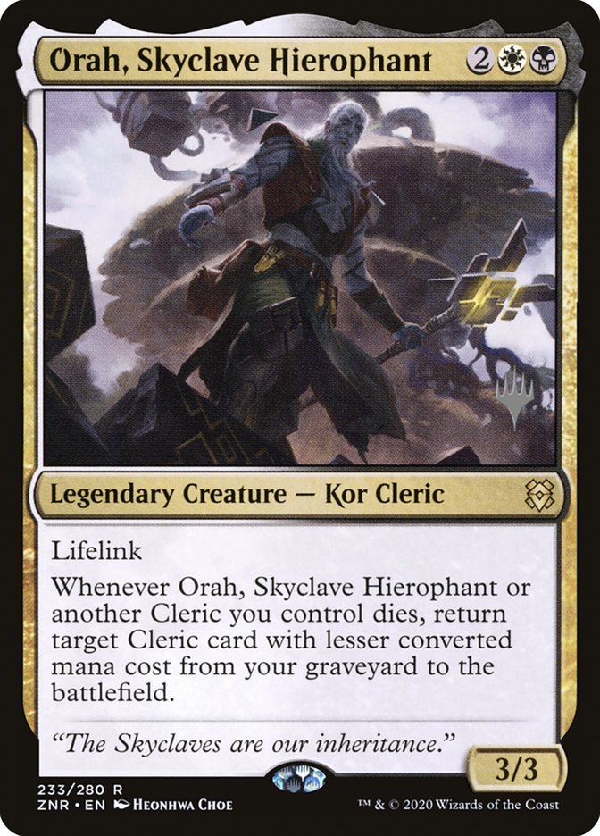 Orah, Skyclave Hierophant (Promo Pack) [Zendikar Rising Promos] | Empire Gaming NC