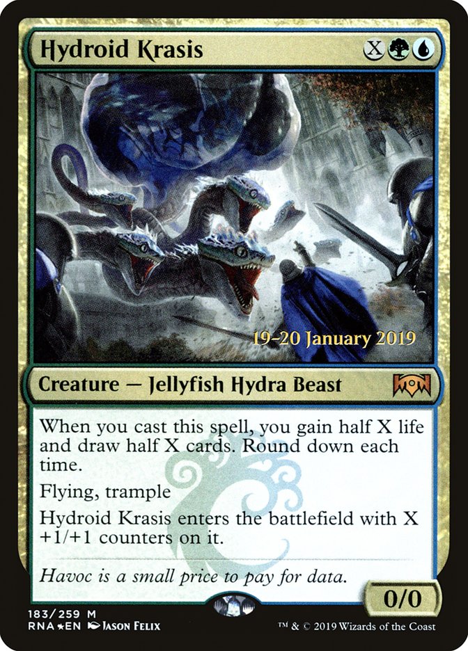 Hydroid Krasis [Ravnica Allegiance Prerelease Promos] | Empire Gaming NC