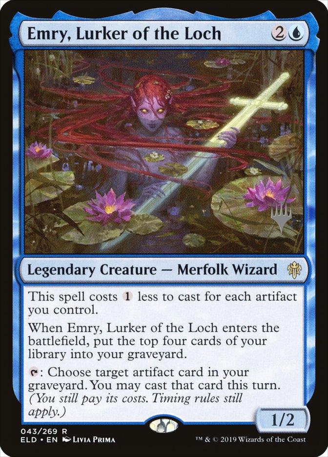 Emry, Lurker of the Loch (Promo Pack) [Throne of Eldraine Promos] | Empire Gaming NC