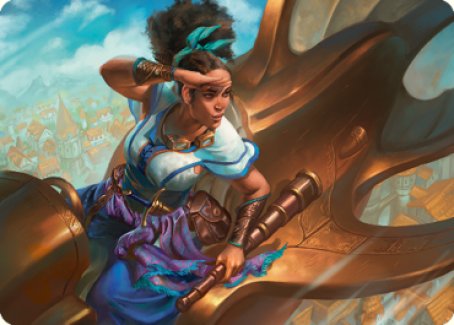 Talas Lookout Art Card [Dominaria United Art Series] | Empire Gaming NC