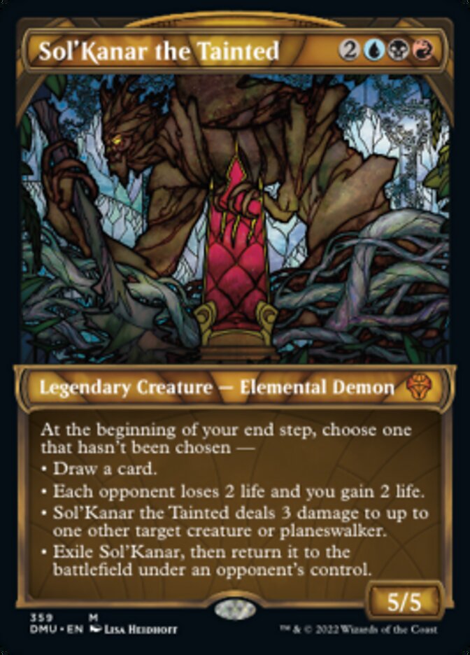 Sol'Kanar the Tainted (Showcase Textured) [Dominaria United] | Empire Gaming NC