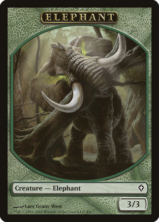 Elephant Token [Worldwake Tokens] | Empire Gaming NC