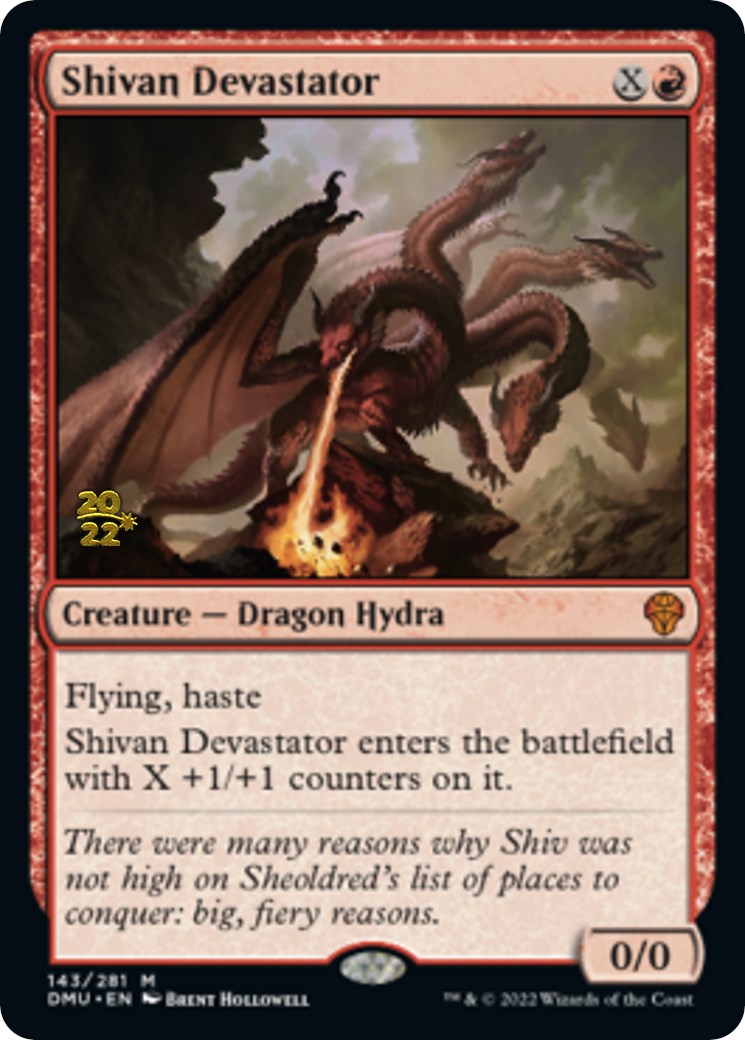 Shivan Devastator [Dominaria United Prerelease Promos] | Empire Gaming NC