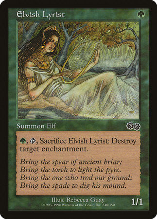 Elvish Lyrist [Urza's Saga] | Empire Gaming NC