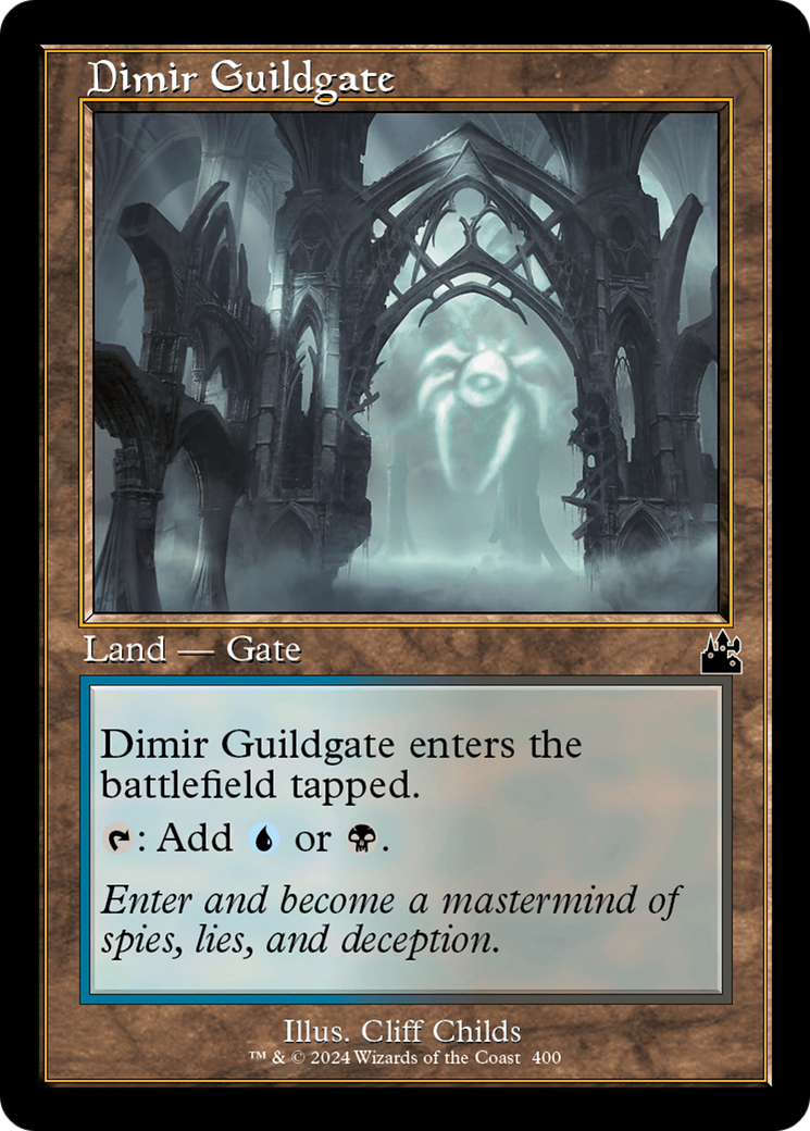 Dimir Guildgate (Retro Frame) [Ravnica Remastered] | Empire Gaming NC