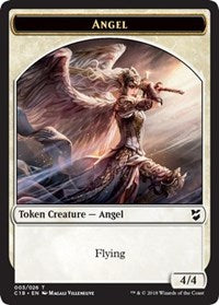 Angel // Soldier Double-sided Token [Commander 2018 Tokens] | Empire Gaming NC