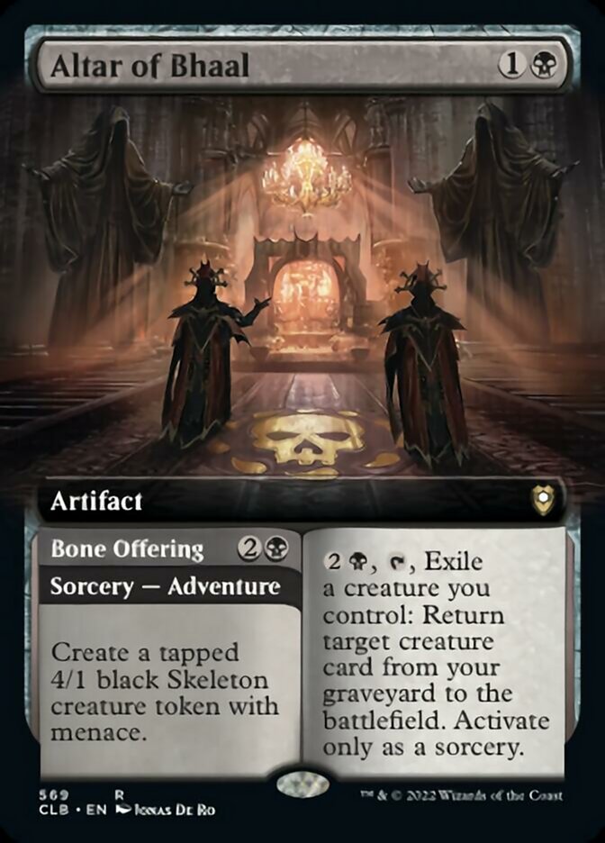 Altar of Bhaal // Bone Offering (Extended Art) [Commander Legends: Battle for Baldur's Gate] | Empire Gaming NC