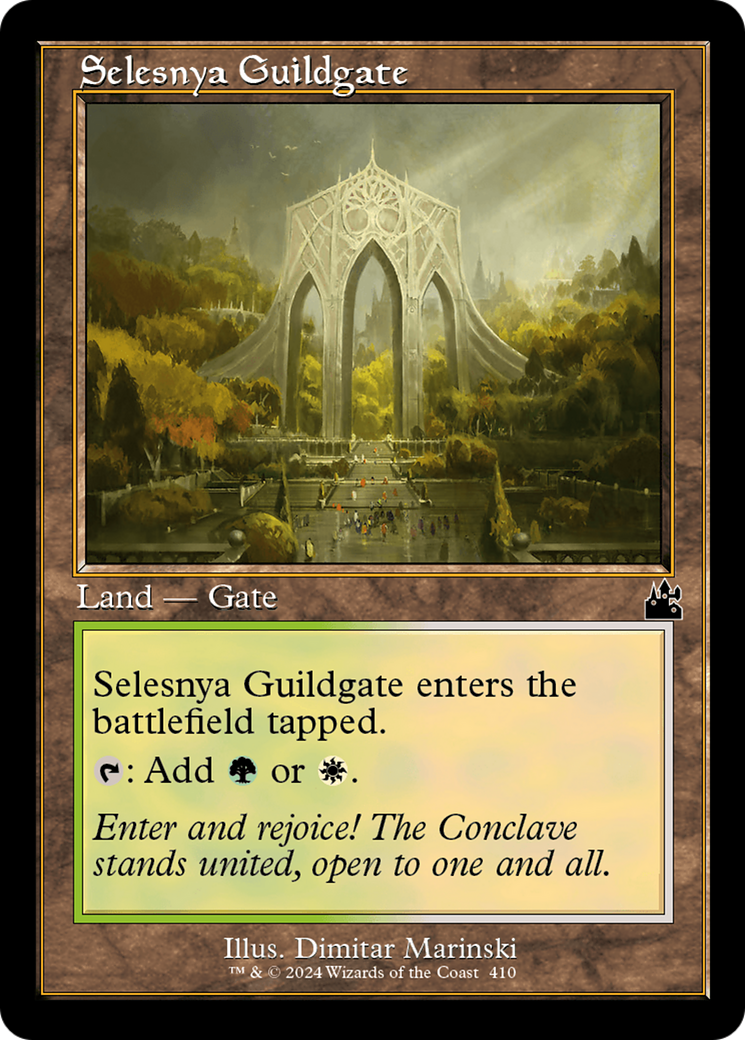 Selesnya Guildgate (Retro Frame) [Ravnica Remastered] | Empire Gaming NC