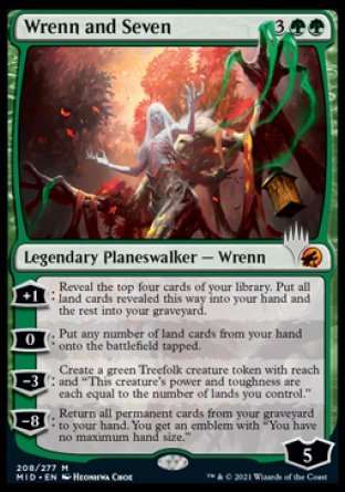 Wrenn and Seven (Promo Pack) [Innistrad: Midnight Hunt Promos] | Empire Gaming NC