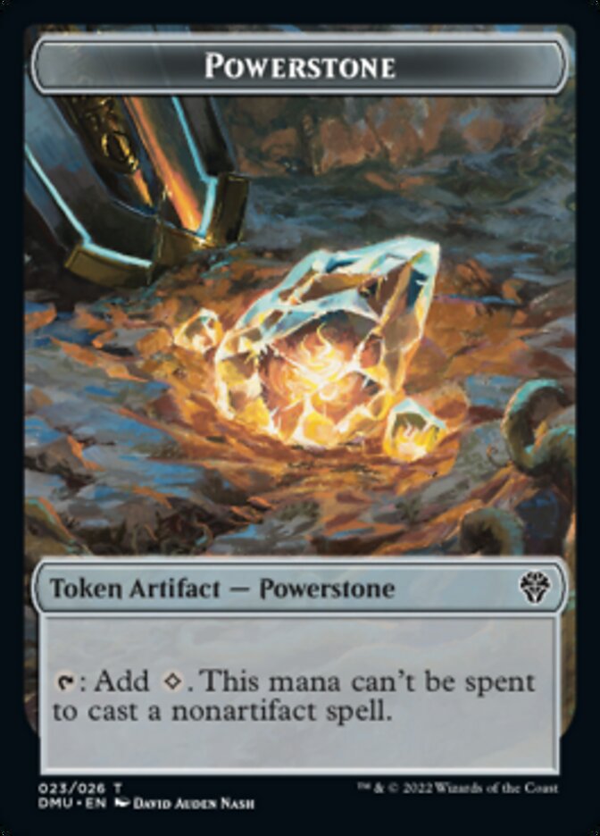 Powerstone Token [Dominaria United Tokens] | Empire Gaming NC