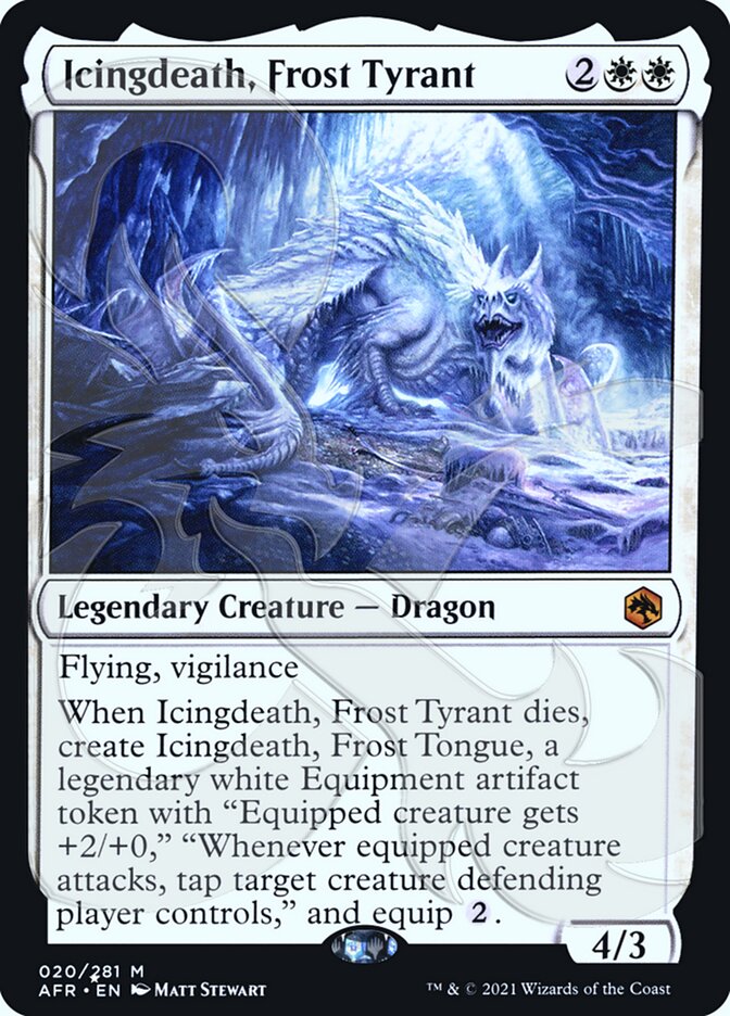 Icingdeath, Frost Tyrant (Ampersand Promo) [Dungeons & Dragons: Adventures in the Forgotten Realms Promos] | Empire Gaming NC