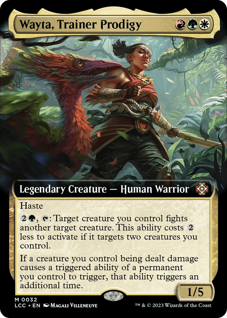 Wayta, Trainer Prodigy (Extended Art) [The Lost Caverns of Ixalan Commander] | Empire Gaming NC