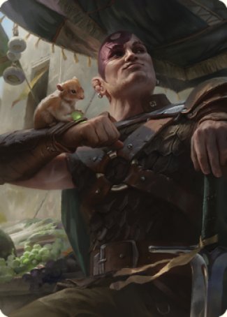 Minsc & Boo, Timeless Heroes Art Card (38) [Commander Legends: Battle for Baldur's Gate Art Series] | Empire Gaming NC