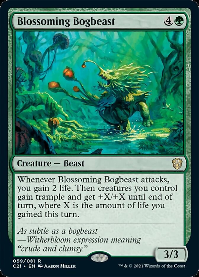 Blossoming Bogbeast [Commander 2021] | Empire Gaming NC