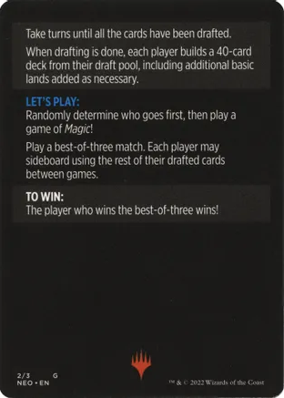 Winchester Draft (Magic Minigame) [Kamigawa: Neon Dynasty Minigame] | Empire Gaming NC