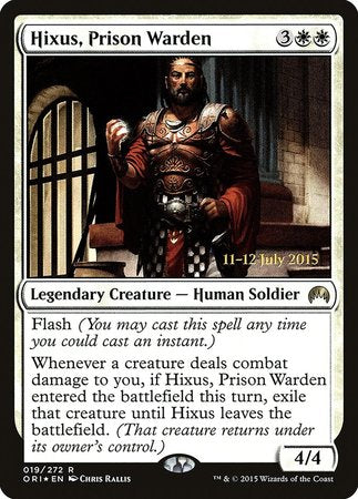 Hixus, Prison Warden [Magic Origins Promos] | Empire Gaming NC