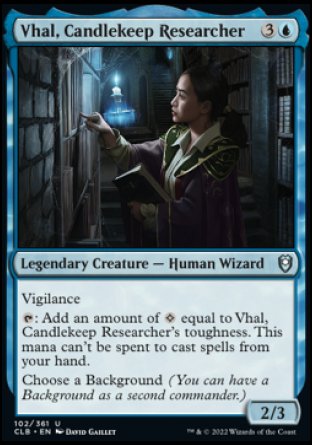 Vhal, Candlekeep Researcher [Commander Legends: Battle for Baldur's Gate] | Empire Gaming NC