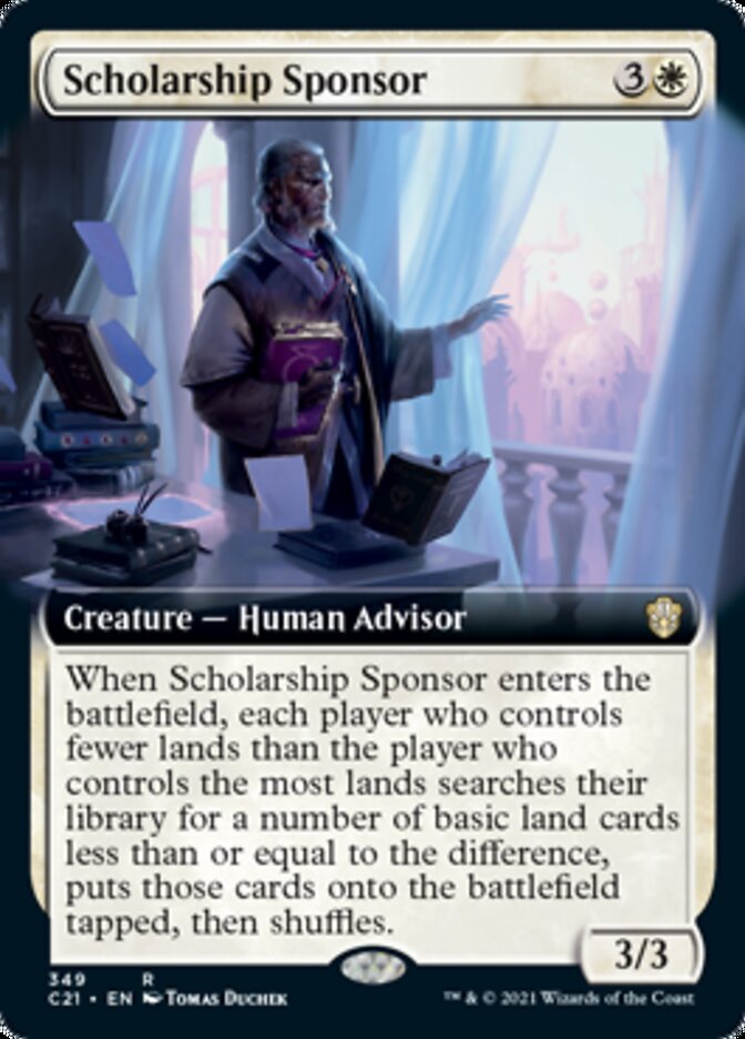 Scholarship Sponsor (Extended) [Commander 2021] | Empire Gaming NC