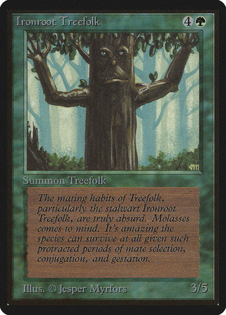 Ironroot Treefolk [Limited Edition Beta] | Empire Gaming NC