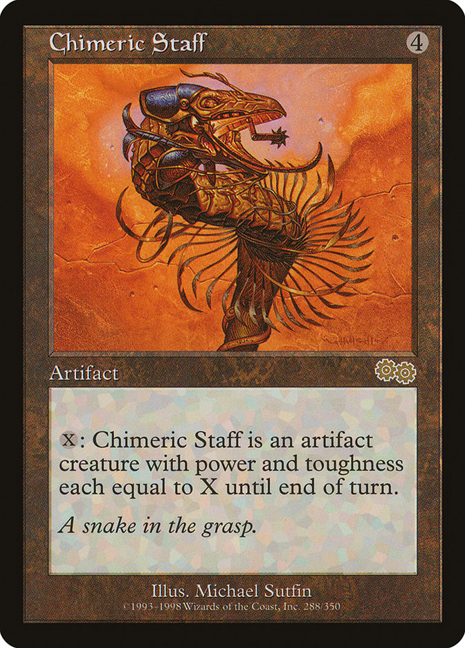 Chimeric Staff [Urza's Saga] | Empire Gaming NC