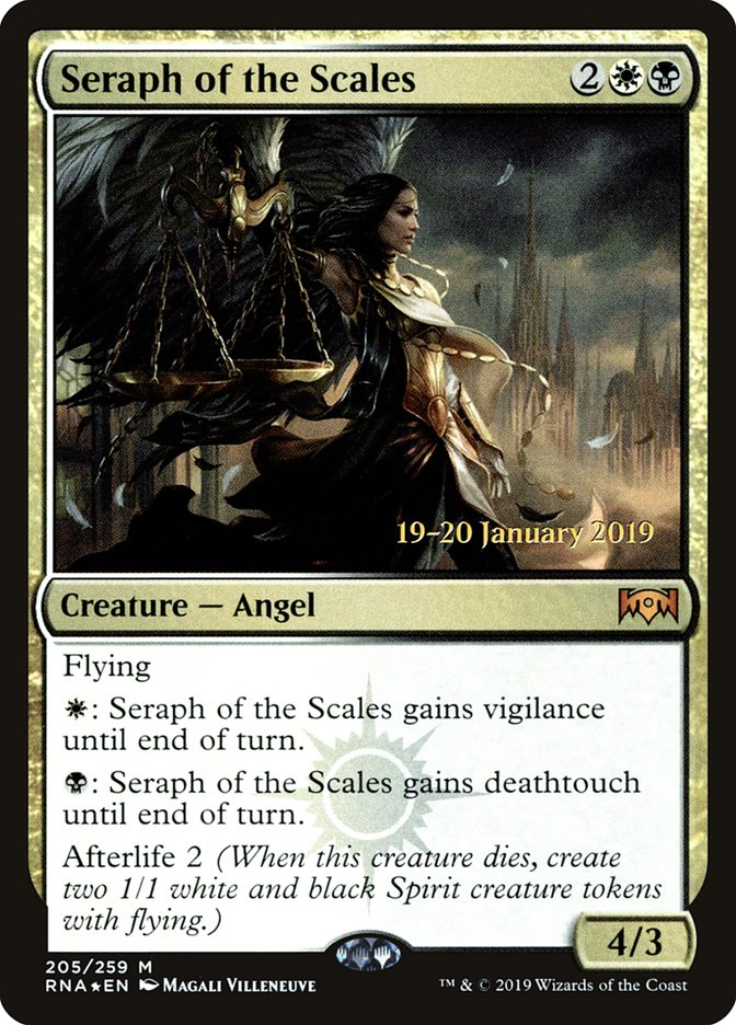 Seraph of the Scales [Ravnica Allegiance Prerelease Promos] | Empire Gaming NC