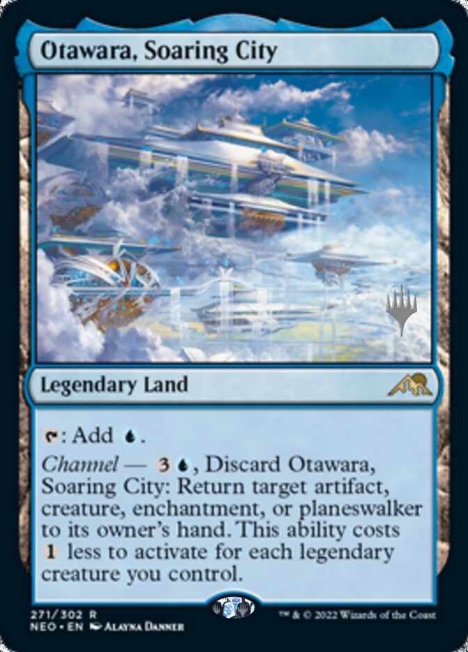 Otawara, Soaring City (Promo Pack) [Kamigawa: Neon Dynasty Promos] | Empire Gaming NC